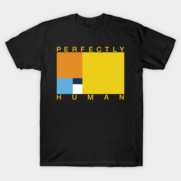 Perfectly Human - Aroace Pride Flag T-Shirt by OutPsyder